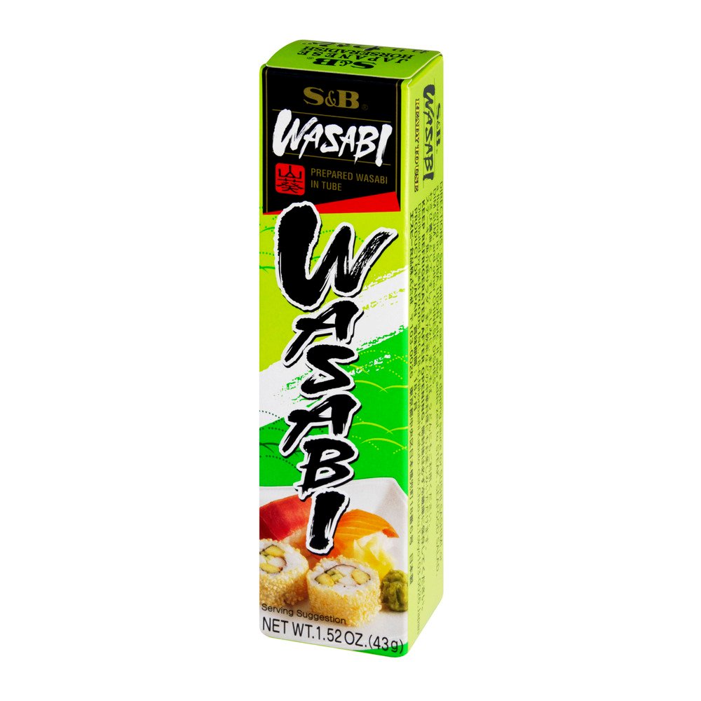 S&B Tube Neri Wasabi 1.52 Oz (43gr.) 30345 (Wasabi(rábano Picante) En ...